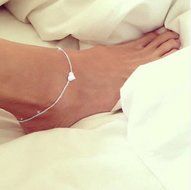 Sexy Women Heart Love Ankle Chain Anklet Bracelet Foot Jewelry Sandal Beach
