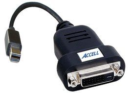 Accell B087B-006B UltraAV Mini DisplayPort to DVI-D Active Single-Link Adapter - AMD Eyefinity&trade; Certified N5