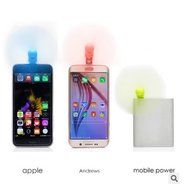 Moolecole Mini Fan Small Fan Usb Mini Fan For Apple Phone,Andrews Phone,Mobile Power 5pcs Apple Interface-Specific N2