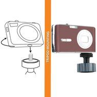 Action Camera Ski Pole Mount with 2 MicroFiber Cloths by USA Gear - Works With GoPro Hero4 , Ion Air Pro 3 , Drift... N8