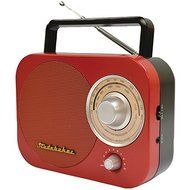 Studebaker Portable AM/FM Radio in Red STUD-SB2000RB