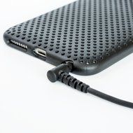 Zeskit Headphones Cable - Silver Plated Copper Conductor, 3.5mm Stereo Audio Jack, Tangle Free Cord (4 feet, Dark... N10