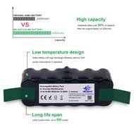 Melasta Updated Extended Capacity 4900mAh 14.4V NI-MH Vacuum Battery for iRobot Roomba R3 500 600 700 800 Series... N3