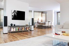 Raumfeld Stereo L Wireless Streaming Floorstanding Speaker (Pair, White)
