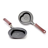 Yaheeda 6pcs Kitchen Pan Mini Egg Frying Pan,Lovely Shape Stainless Steel Frying Pan N4