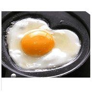 Yaheeda 6pcs Kitchen Pan Mini Egg Frying Pan,Lovely Shape Stainless Steel Frying Pan N6