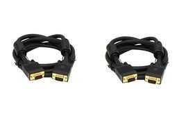 C&amp;E 1 Pack, 25 Feet, VGA Male to Male Black, with ferrites Black, CNE503394 N2