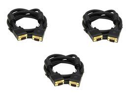 C&amp;E 1 Pack, 25 Feet, VGA Male to Male Black, with ferrites Black, CNE503394 N6