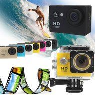 Topjoy 1080P Full HD 2.0 inch LCD Screen Waterproof Sports Action Camera Cam DV 12MP DVR Helmet Camera Sports... N6