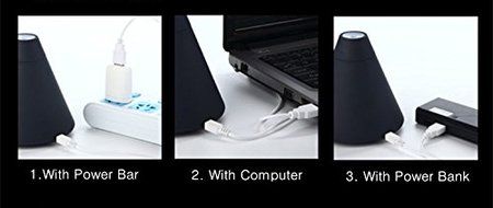 2016 portable USB Essential oil humidifier diffusing ultrasonic air humidifier for home mini aroma (Black) N6