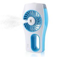 Cideros Mini Desk Humidifier Fan Personal Cooling Air Misting Fan USB Powered with Built-in Rechargeable Battery... N4