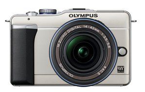 Olympus PEN E-PL1 12.3MP Live MOS Micro Four Thirds Mirrorless Digital Camera with 14-42mm f/3.5-5.6 Zuiko Digital... N16