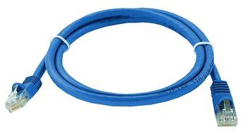 Shaxon UL724M8100BU-8FB RJ45 to RJ45 Category 6 Patch Cord - Blue, 100 Feet N12