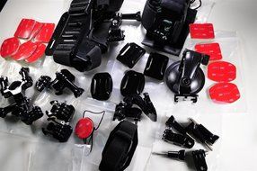 ProGear GoPro 43 Accessories Mount Bundle With Hard Shell Carrying Case For GoPro Hero 4/3+/3/2/1