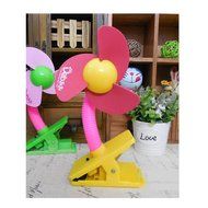 Leewin Mini Safety Portable Clip-on Baby Stroller Fan Battery Powered Soft Foam Blade Infant Toddler Crib Cooling...