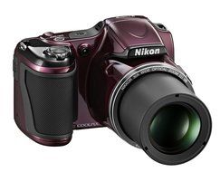 Nikon COOLPIX L820 16 MP CMOS Digital Camera with 30x Zoom Lens and Full HD 1080p Video (Plum) - International...
