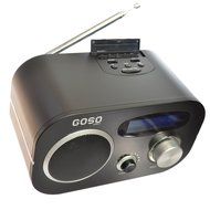 GOSO Internet/FM Radio Music Player and Alarm Clock Connects with Wi-Fi/WLAN/Ethernet Tunes to 14,000 Stations... N4