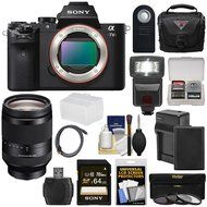 Sony Alpha A7 II Digital Camera Body with FE 24-240mm OSS Lens + 64GB Card + Battery + Charger + Case + Flash... N2
