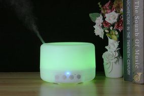 Ultrasonic Aromatherapy Essential oil Diffuser Touch Control Cool Mist Air Humidifier 7 Color LED lights and Auto... N3