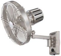 Ellington FAR14ABZ3W, Faraday Aged Bronze 14" Outdoor Wall Fan with Wall Control