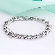 Popular Stainless Steel Charm Bracelet 8"Link MEN Chain Fashion Jewelry N2