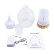 3E Home 30-2300 Cool Mist Humidifier Ultrasonic Essential Oil Diffuser (Blue glass cover) N2