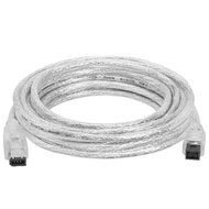 Cmple - 9 PIN/ 6PIN BILINGUAL FireWire 800 - FireWire 400 Cable -15FT, Black N5