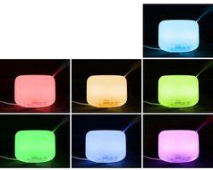 SSFW 500ml Aromatherapy Essential Oil Diffuser With 7 LED Color Changing Lamp for Home, Yoga, Office, Spa, Bedroom...