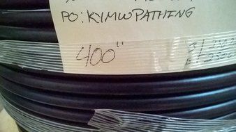Times Microwave LMR400 Bulk Coaxial Cable Reels | LMR-400 coax on wooden spool Plus MPD Digital (TM) Magnet (250... N5