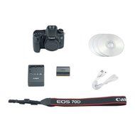 Canon EOS 70D DSLR Camera Body -Black w/Adobe Photoshop Lightroom 6 #8469B002 N2