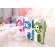 Cideros Mini Desk Humidifier Fan Personal Cooling Air Misting Fan USB Powered with Built-in Rechargeable Battery... N5