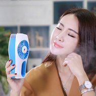 Cideros Mini Desk Humidifier Fan Personal Cooling Air Misting Fan USB Powered with Built-in Rechargeable Battery... N7