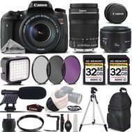 Canon EOS Rebel T6s DSLR Camera + Canon EF-S 18-135mm f/3.5-5.6 IS STM Lens + Canon EF 50mm f 1.8 II Lens + Professional... N2