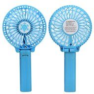 Yoyorule Summer Mini Fan Portable Handheld Air Conditioner Cooler Fan USB Battery (Black)