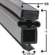 True Mfg Part# 810802 Magentic Door Gasket by Cooler Door Gaskets