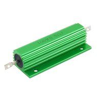 SODIAL(R) 100W 0.5 Ohm Green Aluminum Housed Wirewound Resistors 2 Pcs
