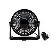 Connectland USB Mini Desktop Fan, Home and Office, Light Weight Plastic Black Oscillatory, Battery CL-ACC65015 N3