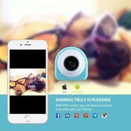 HULKER CUBE 008 MINI ACTION CAMERA WIFI Rainproof ,Remote Control,145 Degree Wide Angel 20M ,Magnetic and Sticky... N4