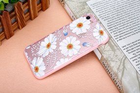 iPhone 7 Case, PHEZEN Colorful Flower Butterfly Plum Blossom Crystal Diamond Bling Hybrid Hard PC + Clear Soft... N6
