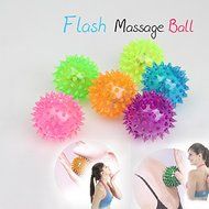 Vktech&reg; Flashing Light Up Spikey High Bouncing Balls Novelty Sensory Hedgehog Ball