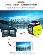 VIGICA V1 SLR WIFI Panoramic Action Camera 360 Degree All Viewer Waterproof Sports Cameras 0.96" HD LCD Display... N8