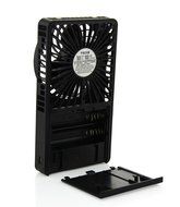 ETONG Hand-held Mini Fan Portable Electric-Powered Cooler 3 Speeds USB Fan Rechargeable Personal fan with 18650... N20