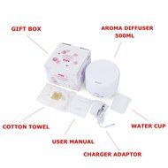 Ultrasonic Aromatherapy Essential oil Diffuser Touch Control Cool Mist Air Humidifier 7 Color LED lights and Auto... N4