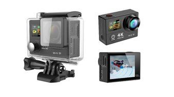 WIFI Waterproof Sports DV, SANNYSIS Sports Camera Ultra HD 4K Dual Screen 2" LCD Video With Remote Control N4