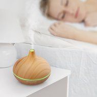 Magnet 300ml LED Cool Mist Humidifier Ultrasonic Aroma Essential Oil Diffuser Quietly Operation for Office Home... N7
