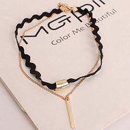 Women Pendant Gold Chain Choker Chunky Statement Bib Necklace Jewelry Charm N2