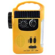 Emergency AM/FM NOAA Radio, Cell Phone Charger, LED Flashlight, LED Lantern, Siren, Rechargeable Batteries, Hand... N5