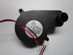 1 pcs Brushless DC Blower Fan 5028B 12V 2 Wires Black Color 50x28mm Ball-bearing Skywalking N3