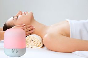 Erin 400ml Aromatherapy Essential Oil Diffuser Ultrasonic Diffuser Cool Mist Humidifier ,7 Color Changing LED...