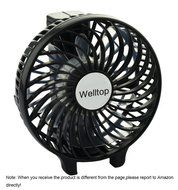 Welltop&reg; Rechargeable Fans Handheld Mini Fan Battery Operated Electric Personal Fans with Foldable Fans Hand Bar... N2